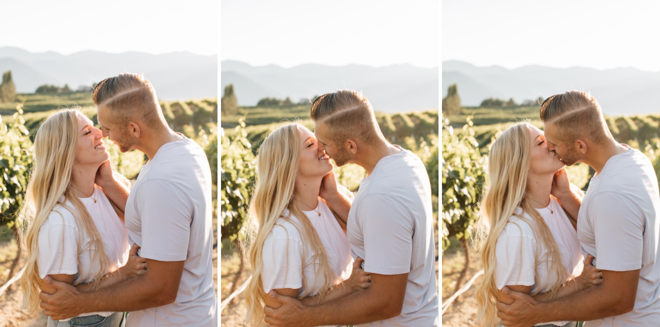 Chelan Winery Engagement Photos
