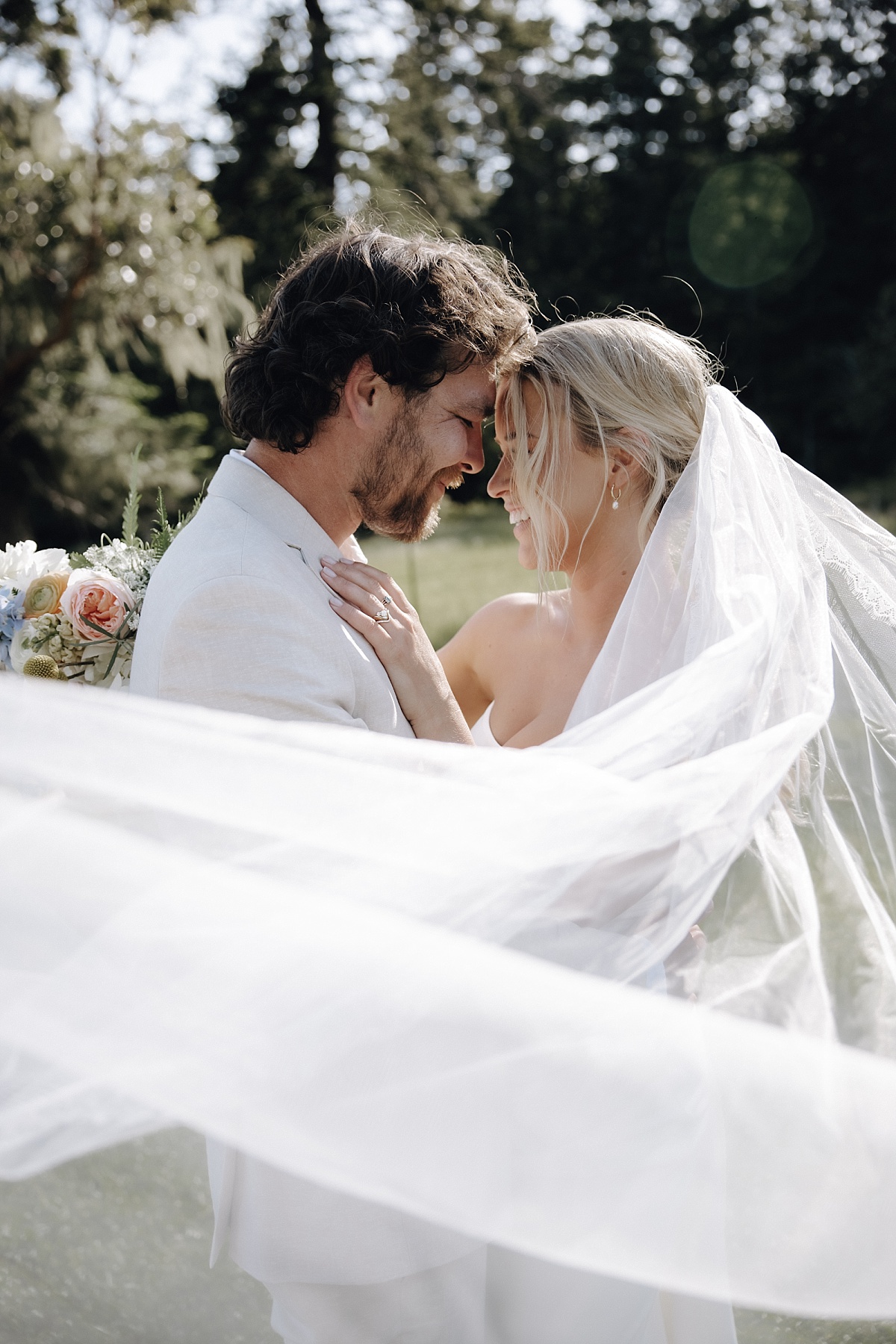 San Juan Islands wedding photographer captures joyful couple on their day

